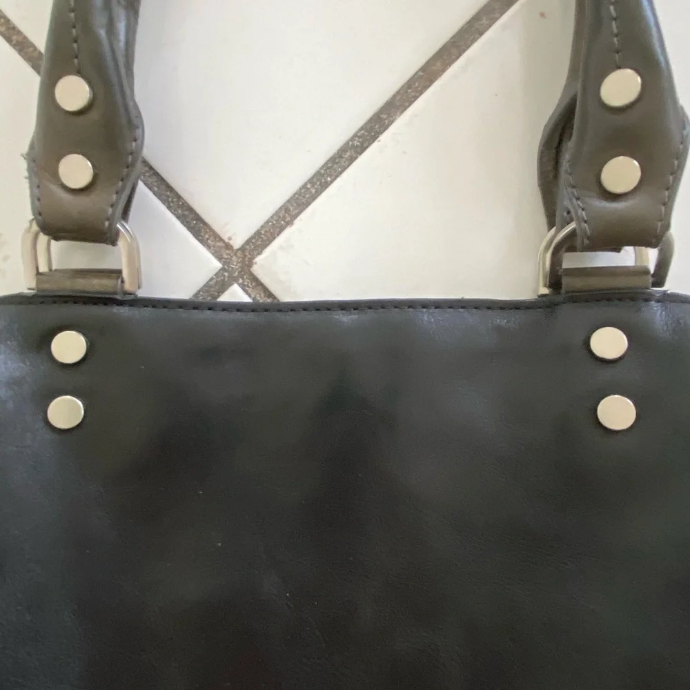 Kenneth Cole Black Tote with Metallic Details - Picture 4 of 9